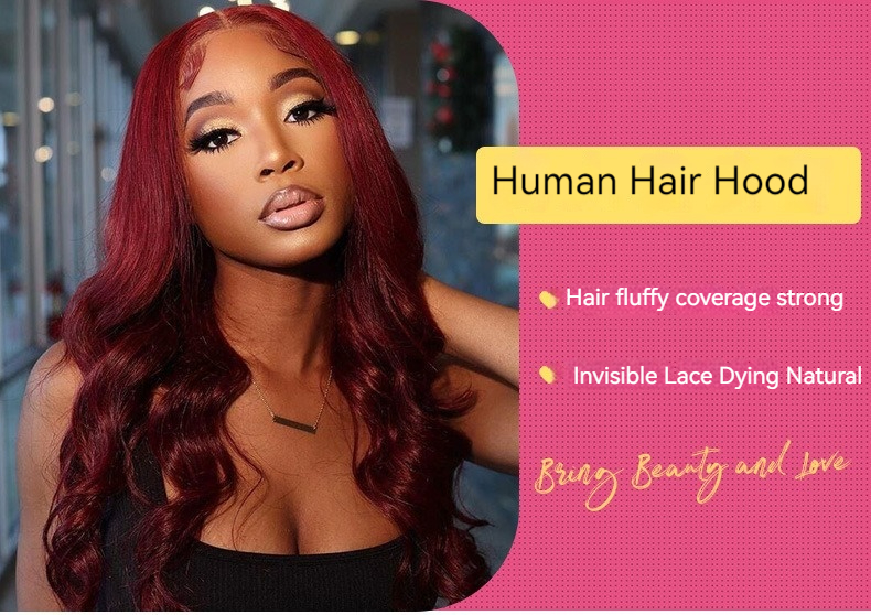 mage of a luxurious body wave front lace human hair wig in the size 134